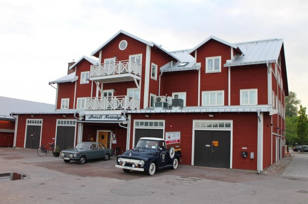 Velankommet ved Hotell Nostalgi.