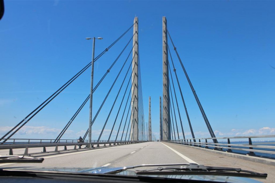 Vores destination er nær – snart er vi på dansk asfalt.