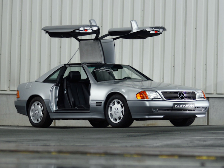 Ingen SL-model uden mågevinger. Karmanns nytolkning fra 1993 forblev dog ved prototypen.