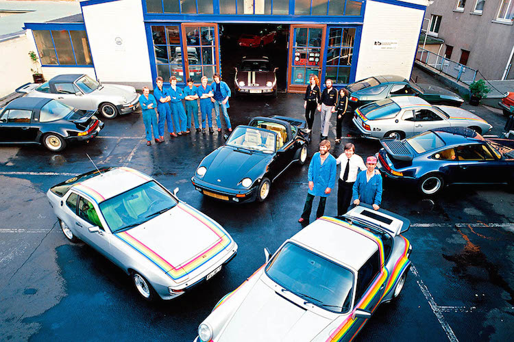 Det begyndte i en baggård. Sandweg i Frankfurt omkring 1979.