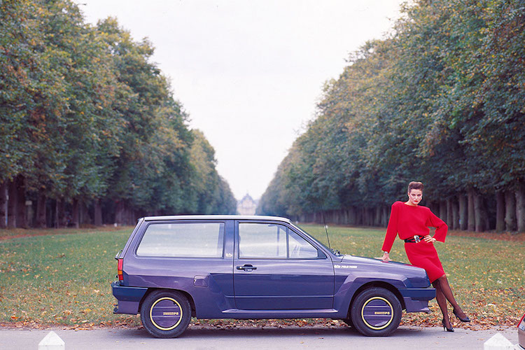 I samarbejde med Vogue lavede Buchmann i 1982 et fremstød for VW Polo i Paris.