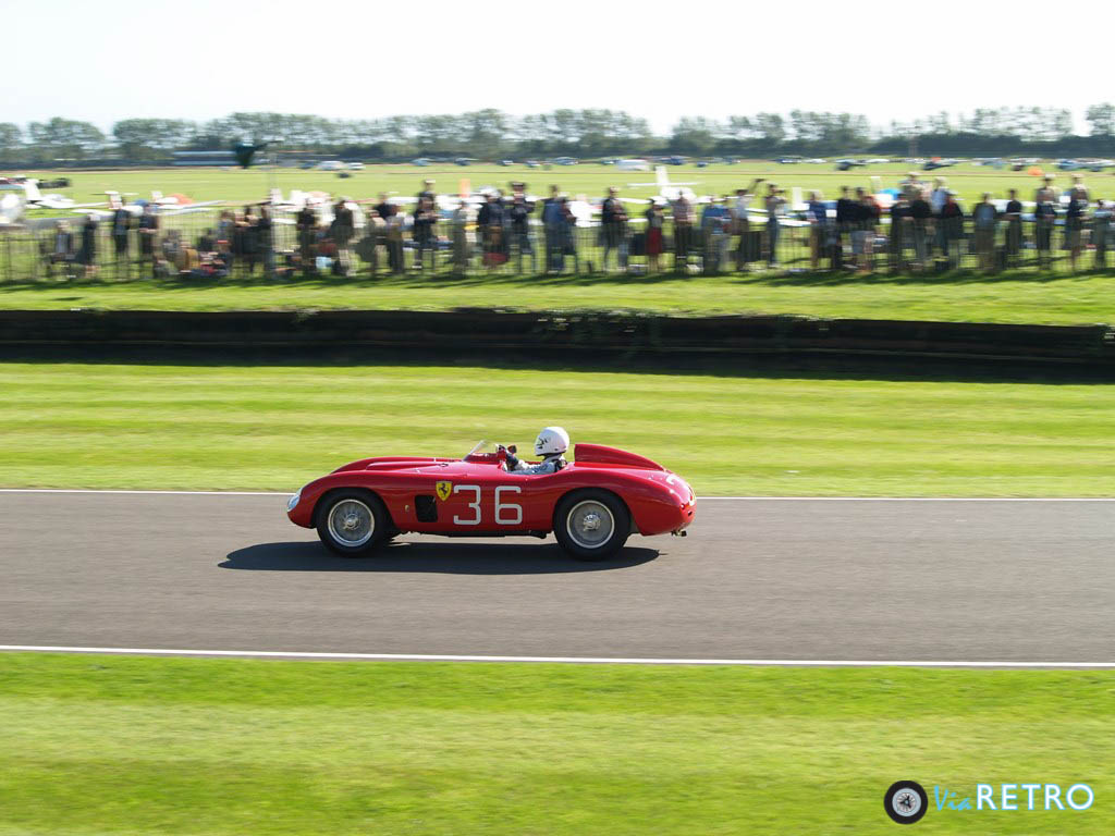 Pragtfuld vogn, sådan en Ferrari 500TR - men der var for lidt race i det rene Ferrari-felt.