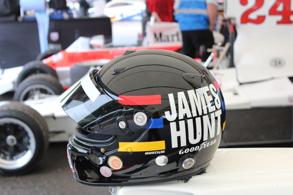 James Hunt's verdensmesterår 1976 blev fejretmed fine opvisninger af hans biler.