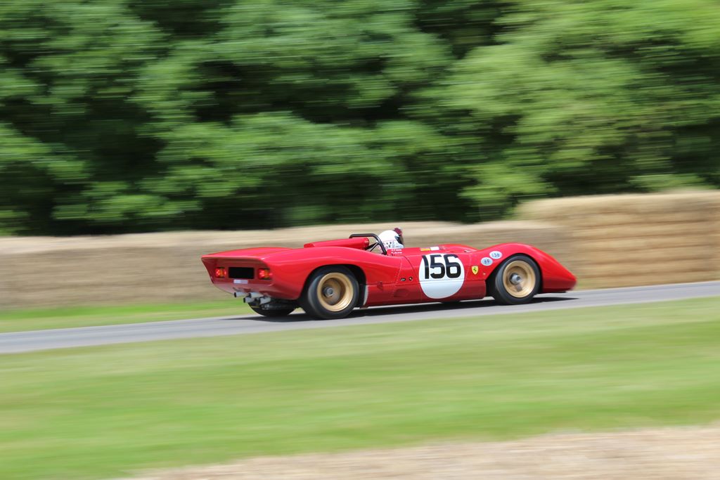 Ferrari 312 P var så vidt jeg husker fjerdehurtigste bil på bakken, hvilket erret utroligt dens alder og værdi taget i betragtning.