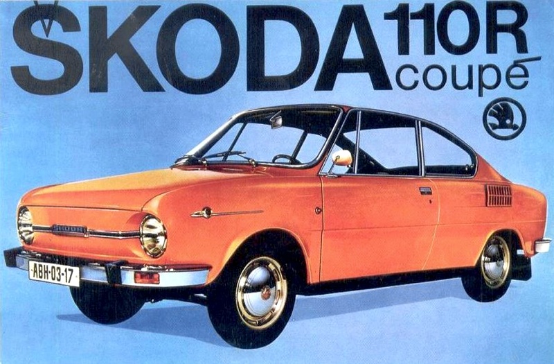 Basis for racerne var Skoda 110R, der heller ikke var nogen ueffen bil at se på.