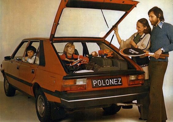 Det var lykkedes Giugiaro at camouflere Fiat 125-designet til ukendelighed. 