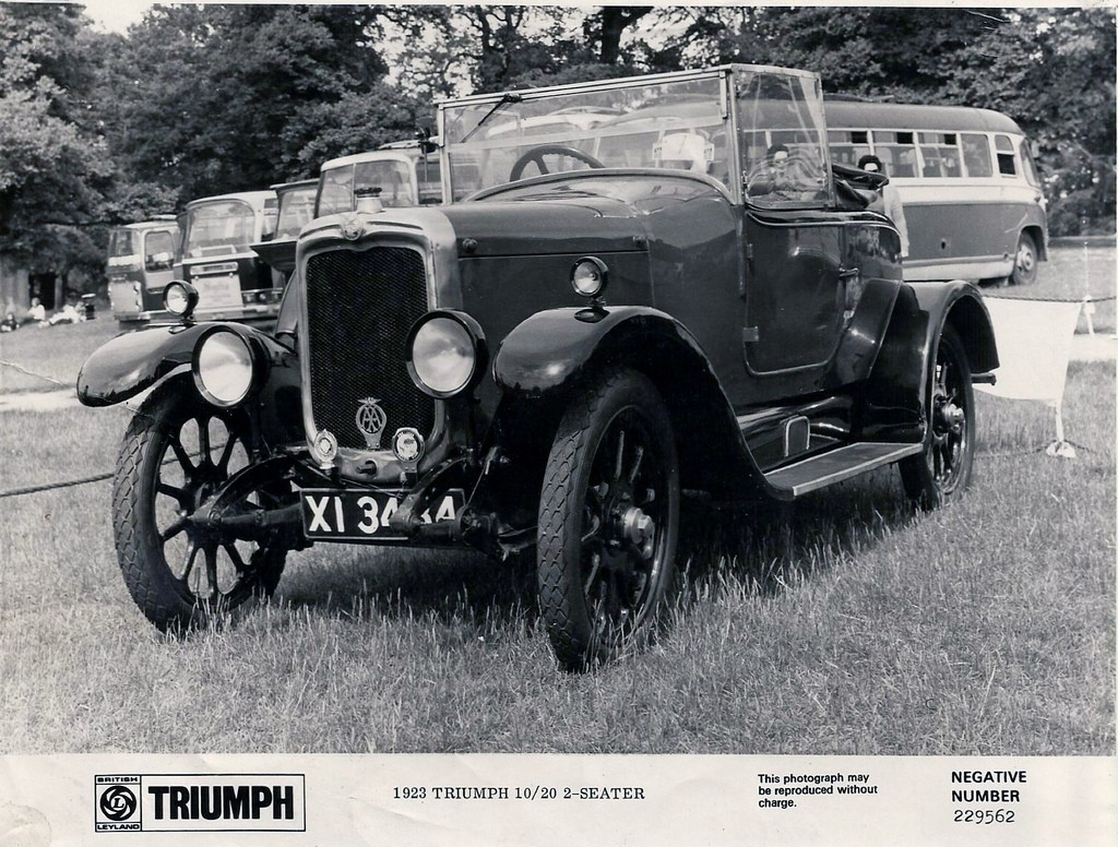 Første Triumph. En model 10/20 fra 1923.