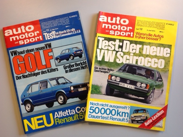 I foråret 1974 blev der i motorpressen skrev mange spaltemeter om nyhederne fra Wolfsburg.