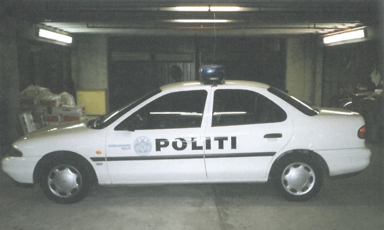 Ford Mondeo 2,0 CLX fra 1994. Bemærk Københavns våbenskjold, som i en periode prægede de københavnske patruljevogne.