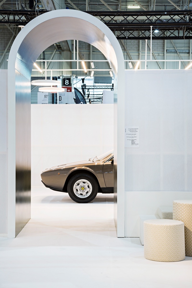 Dette syn mødte de besøgende på Maison&Objet-messen i Paris på standen hos vinderen af "Årets Designer"-titlen: En bil.